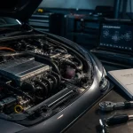 Entretien voiture hybride : vidange batterie et freins en garage