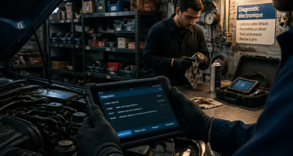 Service mécanique auto 33 : diagnostic électronique en atelier en Gironde
