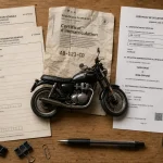 Vente moto papier : documents ANTS, délais et erreurs