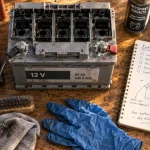 Entretien batterie voiture : contrôles de bornes et voltmètre avant l’hiver