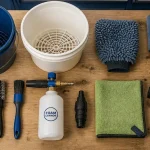 Materiel nettoyage voiture : kit pour protéger la carrosserie
